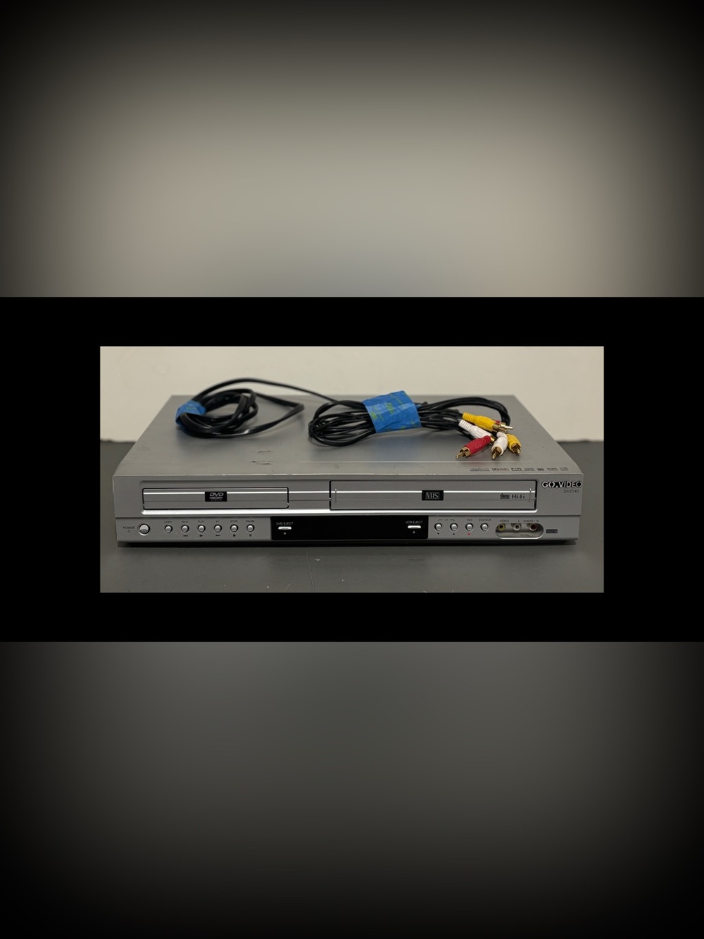 GO VIDEO DV2140 4 HEAD HI FI VHS VCR / DVD PLAYER - TESTED WORKS NO REMOTE